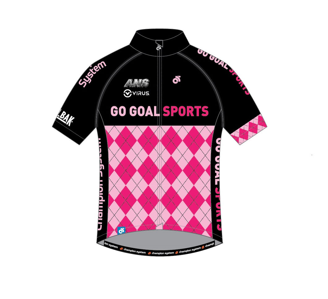 Cycling - Performance Summer jersey (Blue / Pink)
